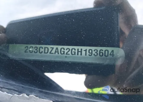 2016 Dodge Challenger Sxt из США, поврежденный, VIN 2C3CDZAG2GH193604